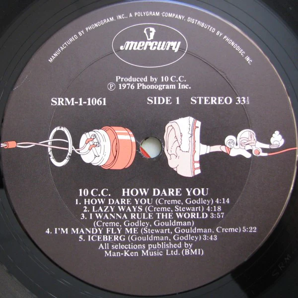 10cc – How Dare You! (VG+/VG+) – LP, US 1976 - Image 5