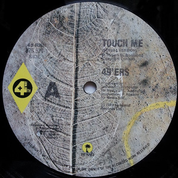 49ers – Touch Me (Sexual Version) (VG+/VG+) – 12", Australasia 1989 - Image 3