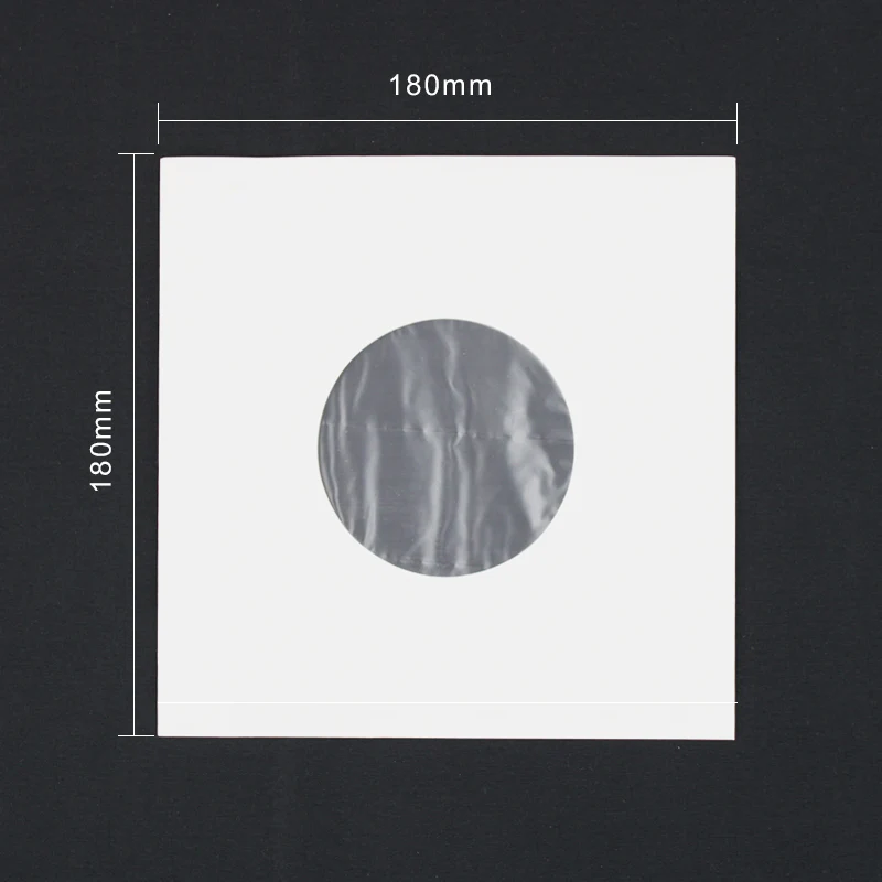 7" Paper & Poly-Lined Record Inner Sleeves - White - Image 5