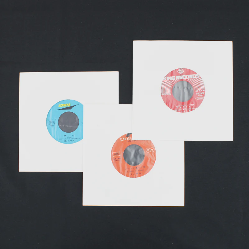 7" Paper & Poly-Lined Record Inner Sleeves - White - Image 7