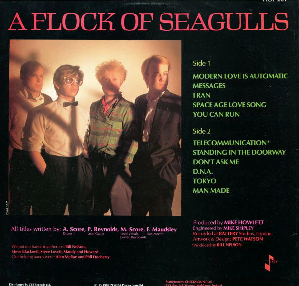 A Flock Of Seagulls – A Flock Of Seagulls (VG+/VG+) – LP, UK 1982 - Image 2