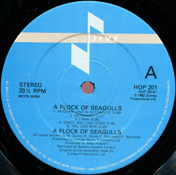 A Flock Of Seagulls – A Flock Of Seagulls (VG+/VG+) – LP, UK 1982 - Image 3