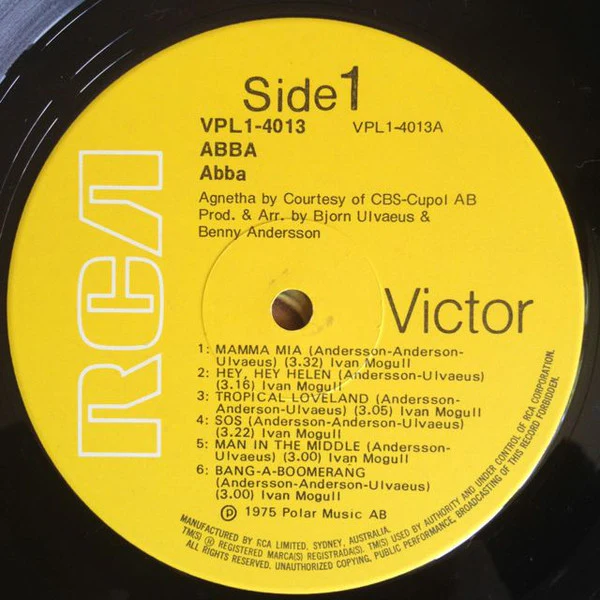 ABBA – ABBA (VG/VG+) – LP, AU 1975 - Image 3