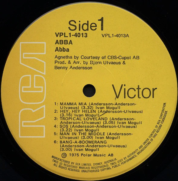 ABBA – ABBA (VG/VG+) – LP, AU 1975 - Image 3