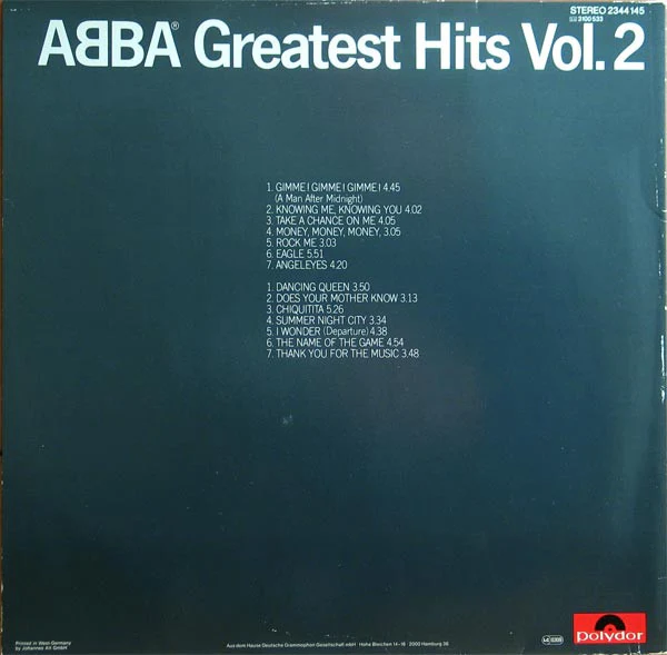 ABBA – Greatest Hits Vol. 2 (VG/VG+) – LP, DE 1979 - Image 2