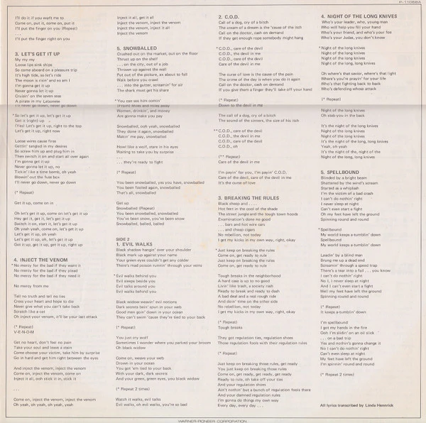 AC/DC – For Those About To Rock (We Salute You) (VG+/VG+) – LP, JP 1981, No OBI - Image 5