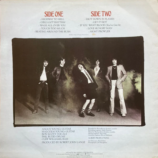 AC/DC – Highway To Hell (VG/VG+) – LP, UK 1979 - Image 2
