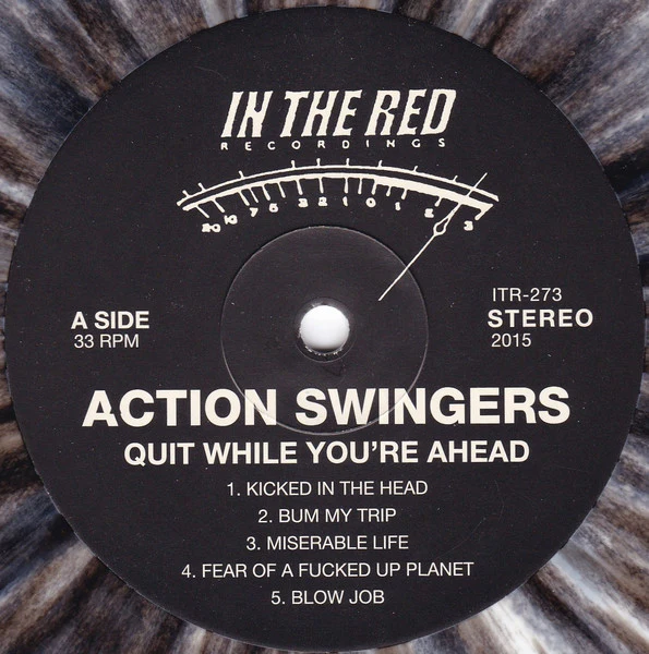 Action Swingers – Quit While You're Ahead (VG+/VG+) – LP, US 2015 - Image 3