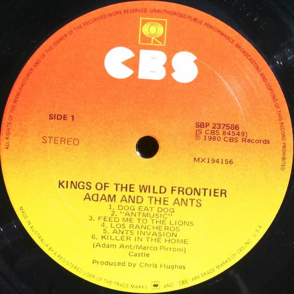 Adam And The Ants – Kings Of The Wild Frontier (VG+/VG+) – LP, AU 1981 - Image 3