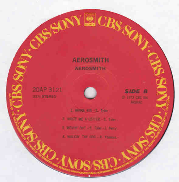 Aerosmith – Aerosmith (VG+/E) – LP, JP 1985, With OBI - Image 6