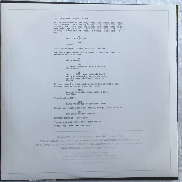 Aidan Moffat, RM Hubbert – Here Lies The Body (VG+/VG+) – LP, UK 2018 - Image 4