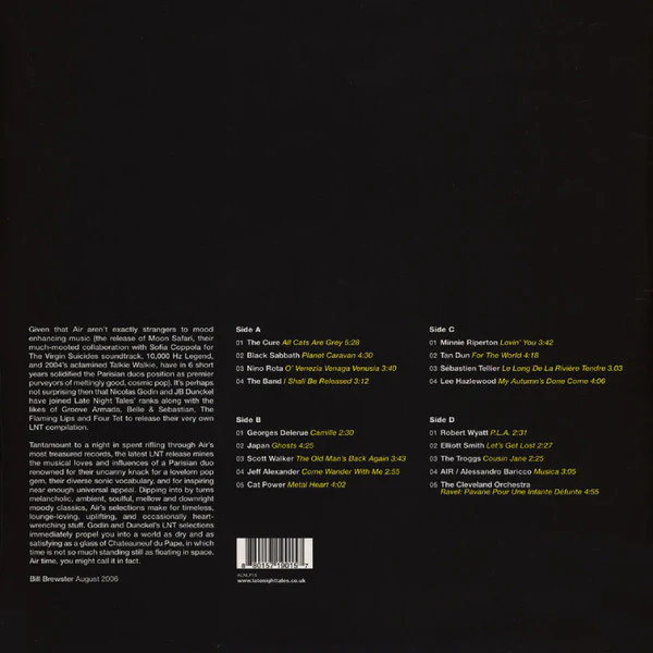 AIR – LateNightTales (E/E) – 2xLP, UK 2018 - Image 2