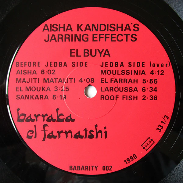 Aisha Kandisha's Jarring Effects – El Buya (NM/VG) – LP, CH 1990 - Image 3