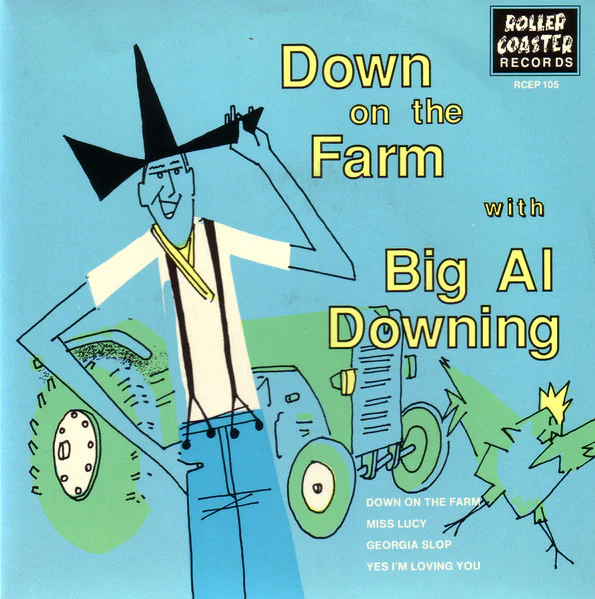 Al Downing – Down On The Farm With Big Al Downing (VG+/E) – 7", UK 1988