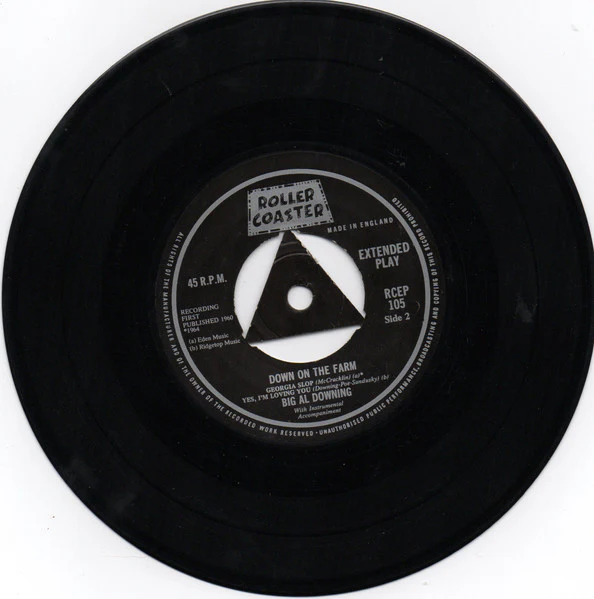 Al Downing – Down On The Farm With Big Al Downing (VG+/E) – 7", UK 1988 - Image 3