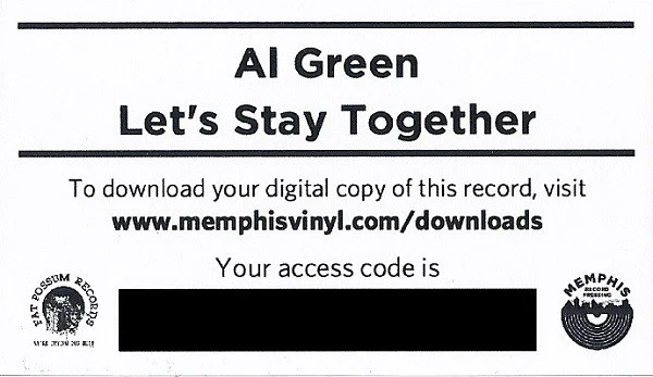 Al Green – Let's Stay Together (VG+/E) – LP, US 2009 - Image 3