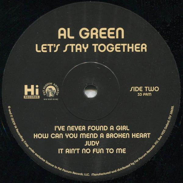 Al Green – Let's Stay Together (VG+/E) – LP, US 2009 - Image 5