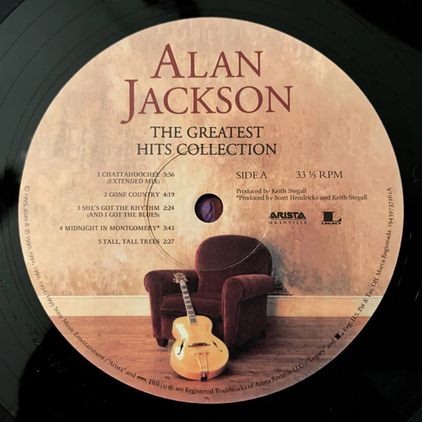 Alan Jackson – The Greatest Hits Collection (VG+/VG+) – 2xLP, US 2020 - Image 7