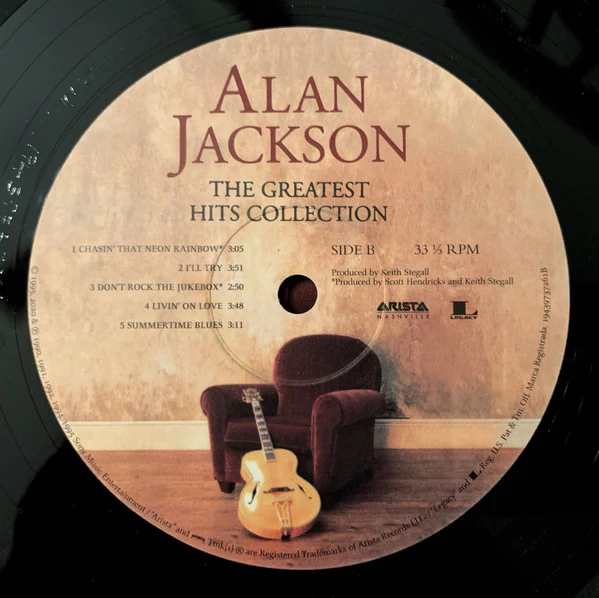 Alan Jackson – The Greatest Hits Collection (VG+/VG+) – 2xLP, US 2020 - Image 8