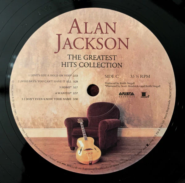 Alan Jackson – The Greatest Hits Collection (VG+/VG+) – 2xLP, US 2020 - Image 9