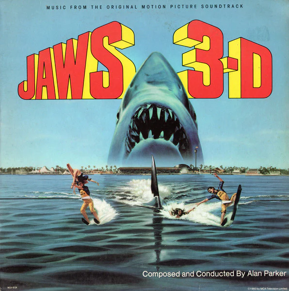 Alan Parker – Jaws 3-D - Music From The Original Motion Picture Soundtrack (VG/VG+) – LP, US 1983