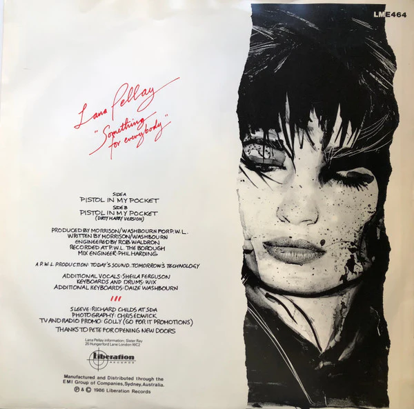 Alan Pillay – Pistol In My Pocket (VG+/VG+) – 12", AU 1986 - Image 2