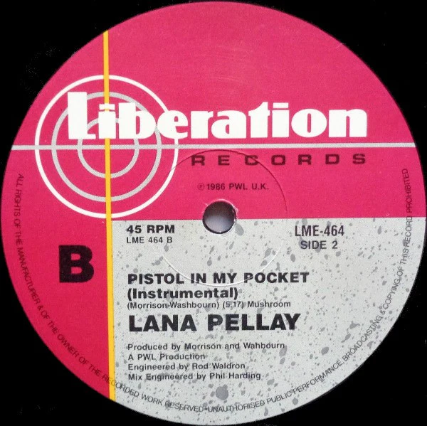 Alan Pillay – Pistol In My Pocket (VG+/VG+) – 12", AU 1986 - Image 6