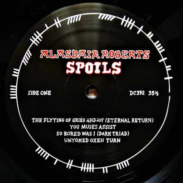 Alasdair Roberts – Spoils (VG+/E) – LP, US 2009 - Image 3