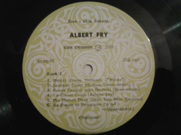 Albert Fry – Thiar i dTír Chonaill (VG/VG) – LP, IE 1976 - Image 3