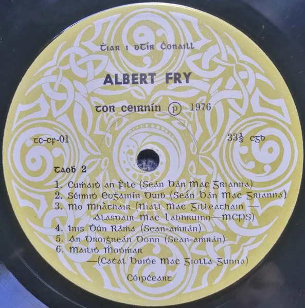 Albert Fry – Thiar i dTír Chonaill (VG/VG) – LP, IE 1976 - Image 4