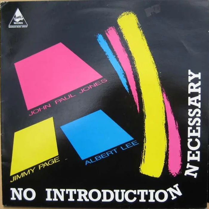 John Paul Jones, Jimmy Page, Albert Lee – No Introduction Necessary (VG+/VG+) – LP, UK 1984