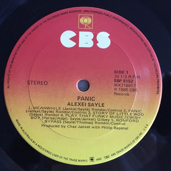 Alexei Sayle – Panic (VG+/VG+) – LP, AU 1985 - Image 3