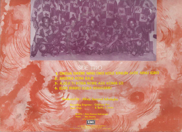 Alhaji Ayinla Omowura Memorial Band – Nigeria Koni Baje (VG+/VG) – LP, NG - Image 4