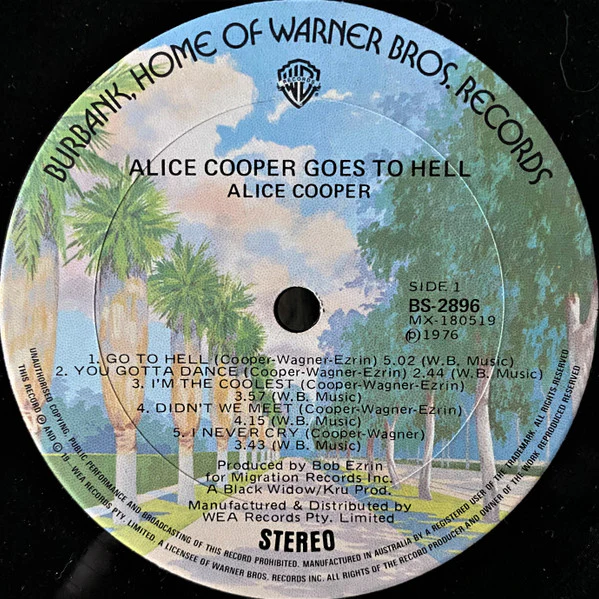 Alice Cooper – Alice Cooper Goes To Hell (VG/VG+) – LP, AU 1976 - Image 8