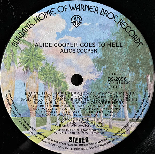 Alice Cooper – Alice Cooper Goes To Hell (VG/VG+) – LP, AU 1976 - Image 9