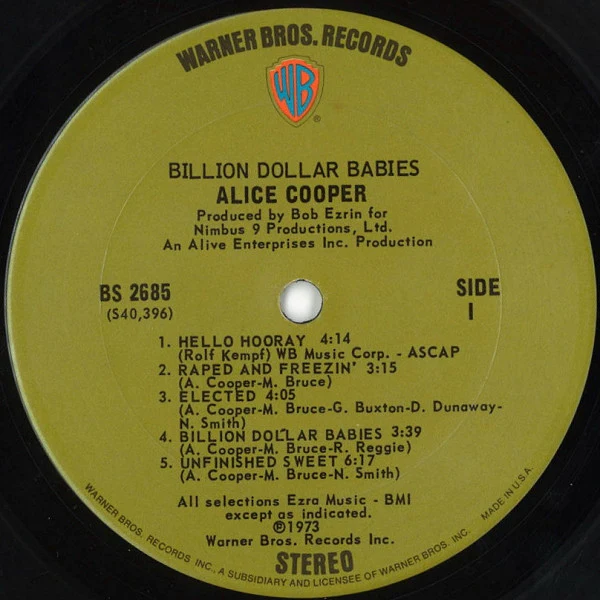 Alice Cooper – Billion Dollar Babies (VG/VG) – LP, US 1973 - Image 4