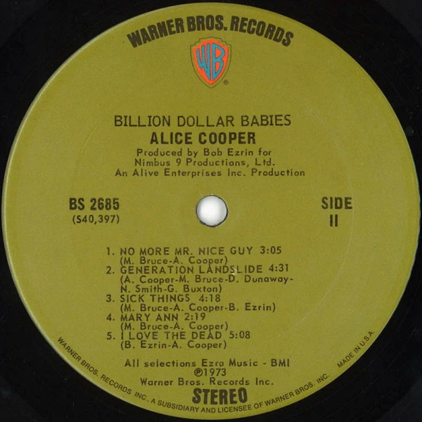 Alice Cooper – Billion Dollar Babies (VG/VG) – LP, US 1973 - Image 5