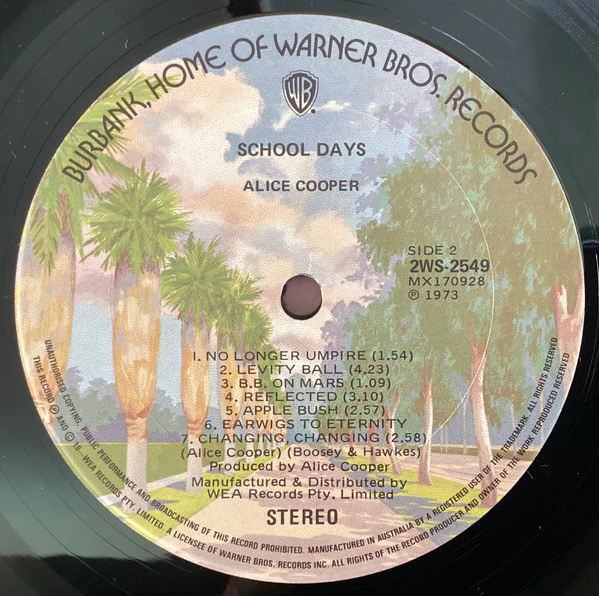 Alice Cooper – School Days - The Early Recordings (VG/VG+) – 2xLP, AU 1973 - Image 5