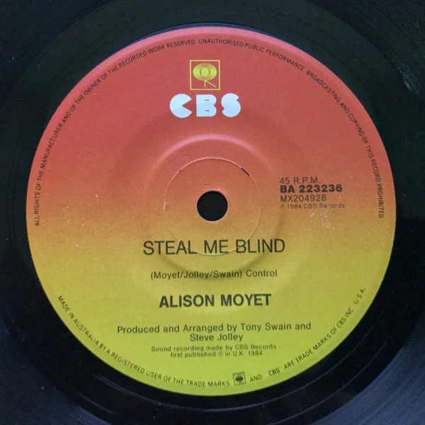 Alison Moyet – All Cried Out (VG+/VG) – 7", AU 1984 - Image 4