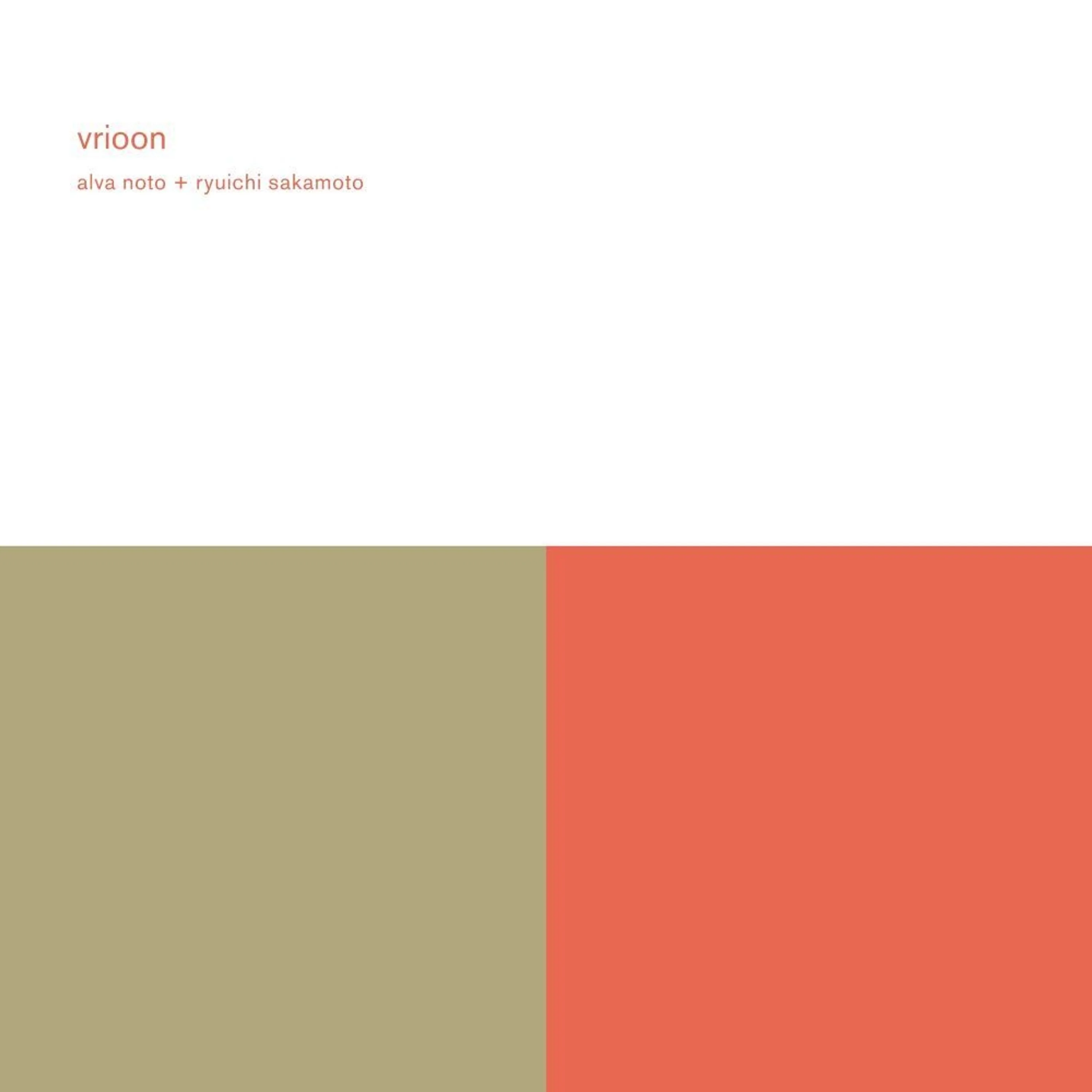 Alva Noto + Ryuichi Sakamoto – Vrioon (2xLP)