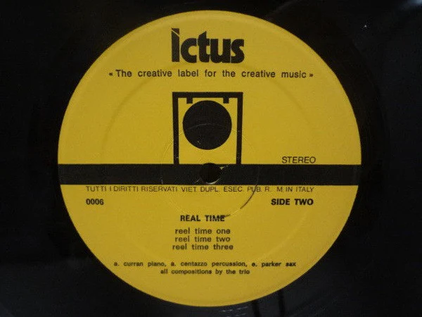 Alvin Curran, Andrea Centazzo, Evan Parker – Real Time (E/VG+) – LP, IT 1978 - Image 4