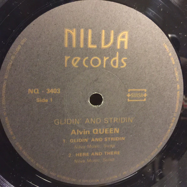 Alvin Queen – Glidin' And Stridin' (VG+/VG+) – LP, CH 1982 - Image 3