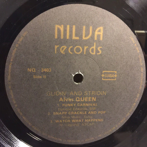 Alvin Queen – Glidin' And Stridin' (VG+/VG+) – LP, CH 1982 - Image 4