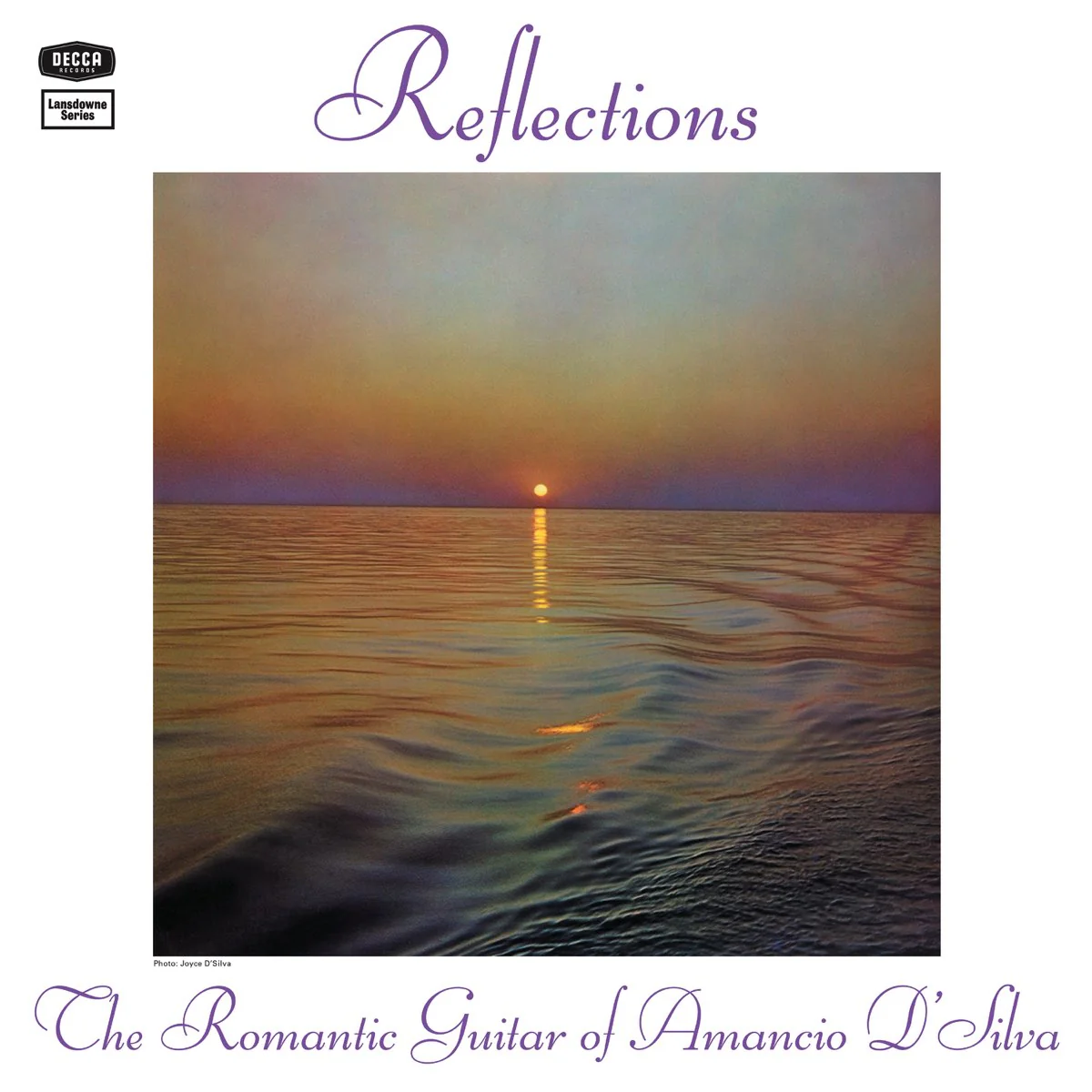 Amancio D'Silva – Reflections (The Romantic Guitar Of Amancio D'Silva), Clear vinyl)
