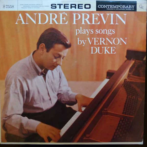 André Previn – André Previn Plays Songs By Vernon Duke (VG+/VG+) – LP, US 1958