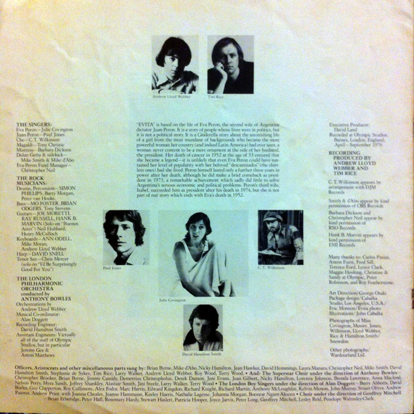 Andrew Lloyd Webber, Tim Rice – Evita (VG+/VG+) – 2xLP, AU 1976 - Image 7