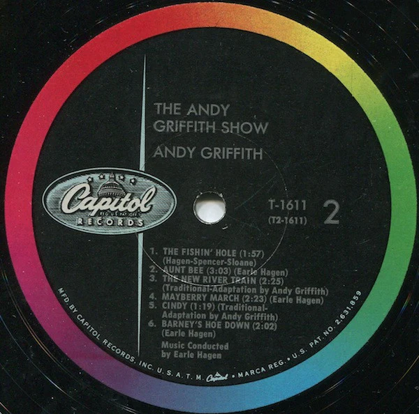 Andy Griffith – Songs, Themes And Laughs From The Andy Griffith Show (VG/VG+) – LP, US 1961 - Image 4