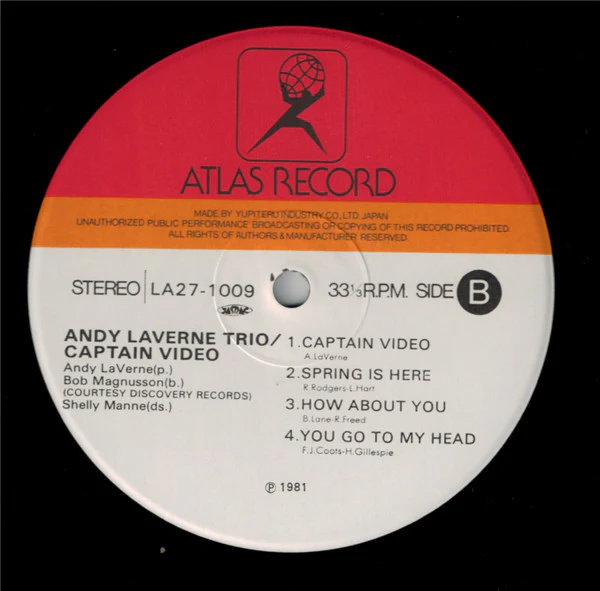 Andy LaVerne Trio – Captain Video (E/VG+) – LP, JP 1981, With OBI - Image 4