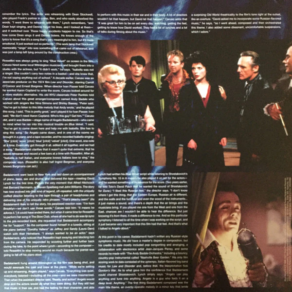 Angelo Badalamenti – Blue Velvet (Original Motion Picture Soundtrack) (VG/VG+) – 2xLP, Worldwide 2022 - Image 9