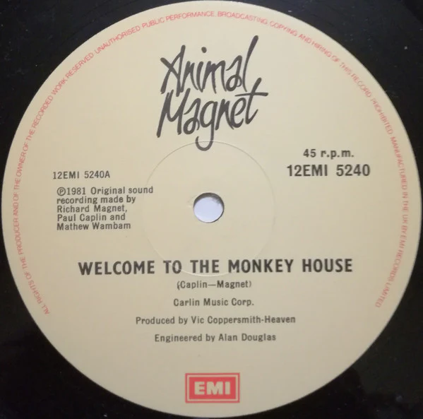 Animal Magnet – Welcome To The Monkey House (VG/Generic) – 12", UK 1981 - Image 3